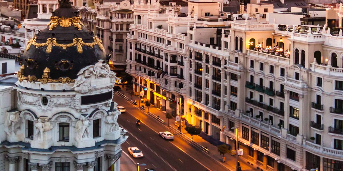 Ulica w centrum Madrytu